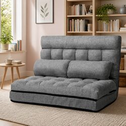 Comfortable Grey Sofa Bed with Great Practicality