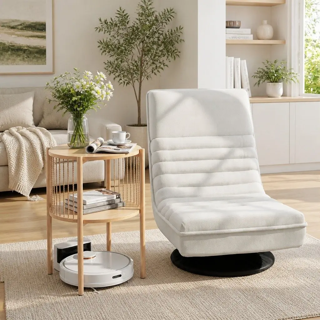 Lounge Chair and Side Table Set for Comfort