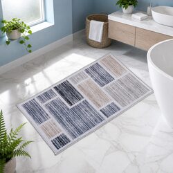 Floor Rug Mat 50x80cm Soft Velvet Non-Slip Bath Doormat Modern Home Decor