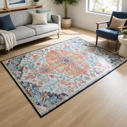 Floor Rug 200x290cm Large Area Carpet Soft Pile Multicoloured Modern Home Decor