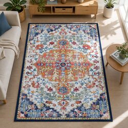 Practical 240X340cm Beige Geometric Area Rug