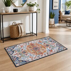Practical 50x80cm Floor Rug with Vintage Design