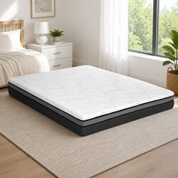 Memory Foam Mattress Single Bed Cool Gel Non-Spring 25cm Medium Firm Support