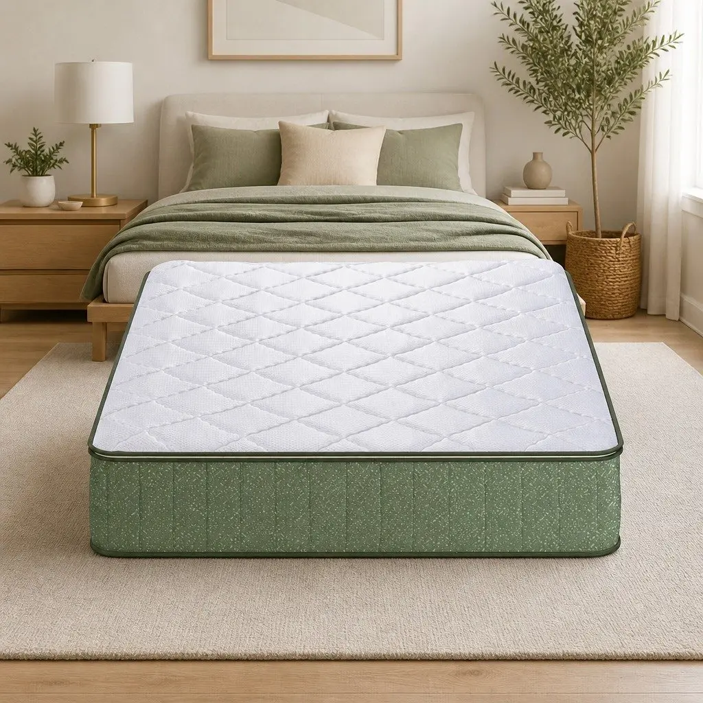 Single Memory Foam Mattress 25cm Cooling Gel Charcoal Zipped Cover Firm Support