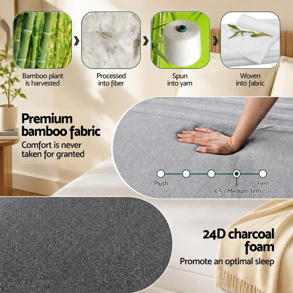 15cm Memory Foam Mattress with Bamboo Cover