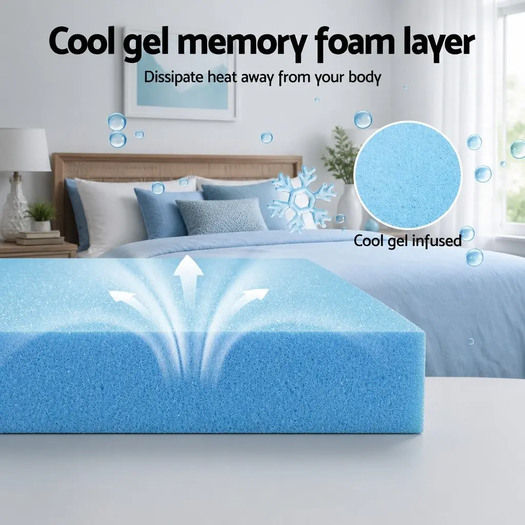 15cm Memory Foam Mattress with Bamboo Cover