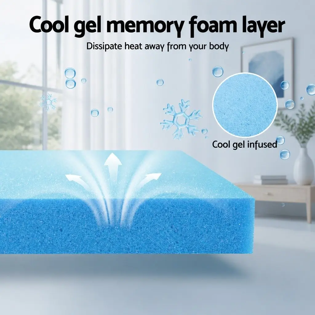 Single Memory Foam Mattress with Cooling Technology