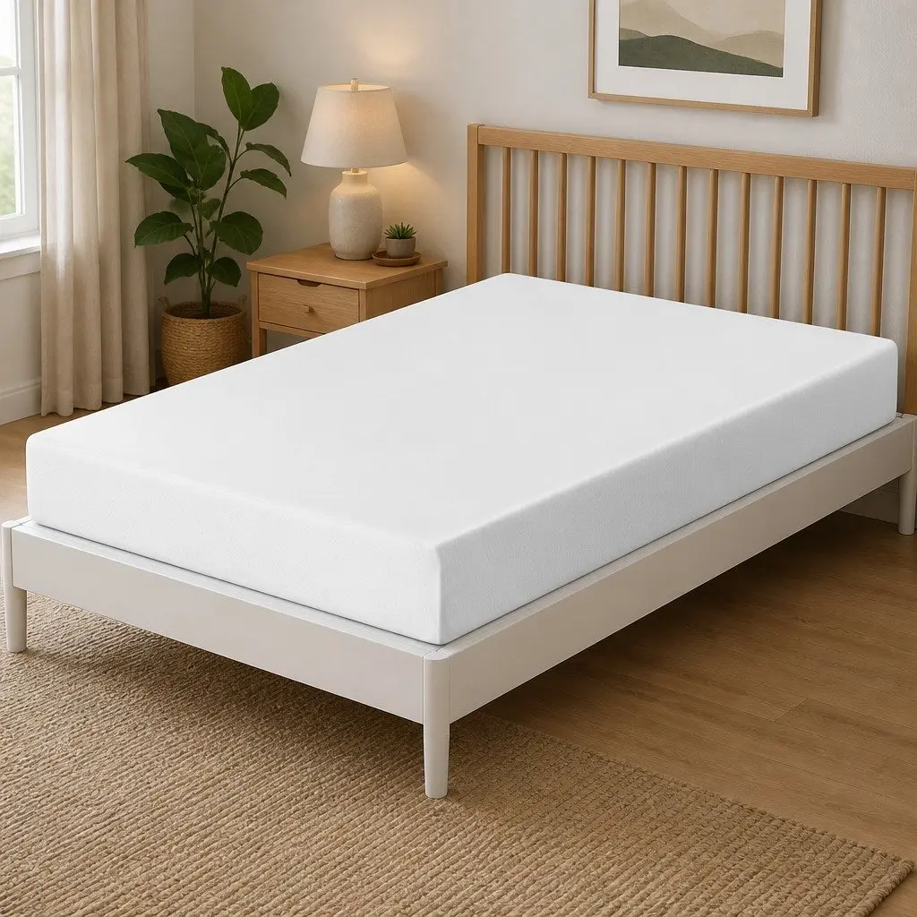 King Single Mattress 20cm Memory Foam Adaptive Comfort White