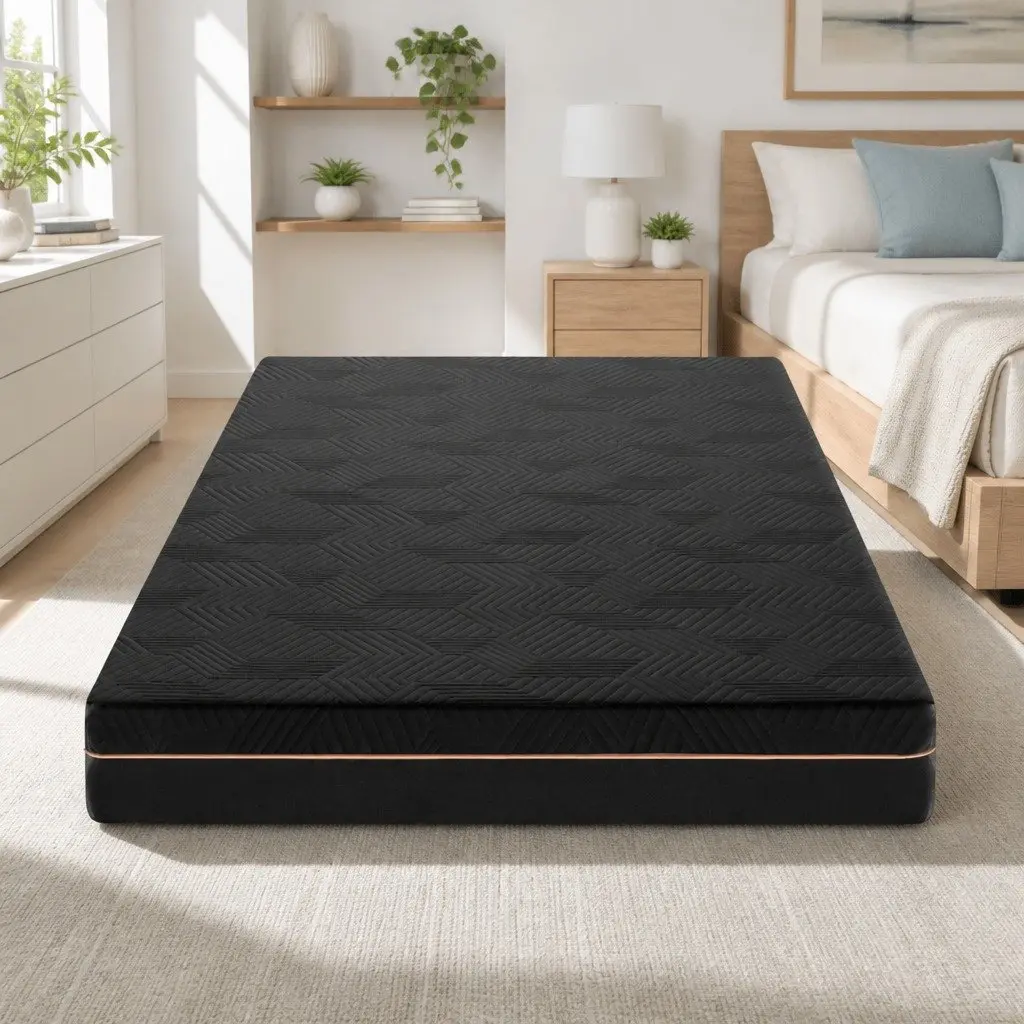 Memory Foam Mattress Single Bed 18cm Cool Gel Black