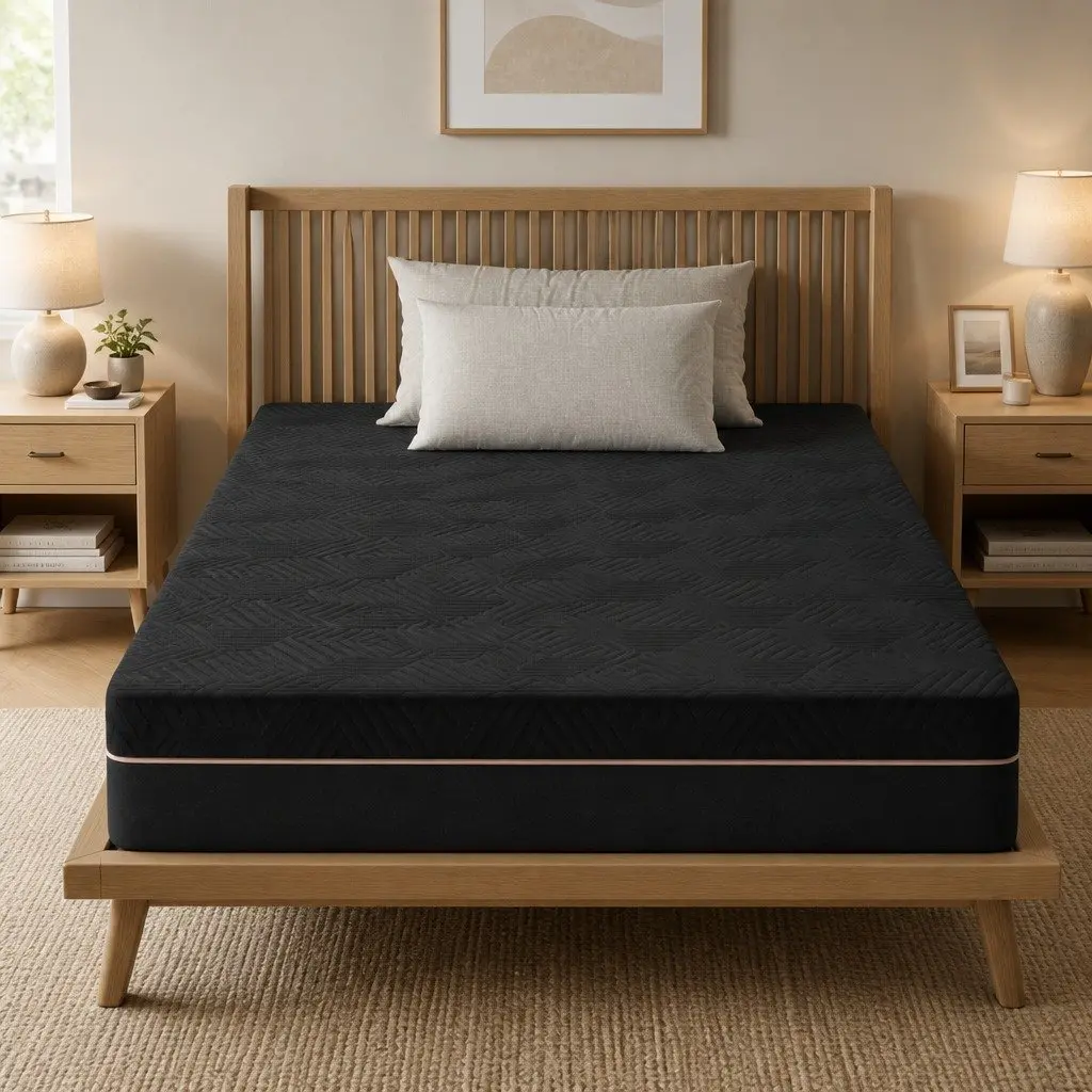 Memory Foam Mattress Single Bed 18cm Cool Gel Black
