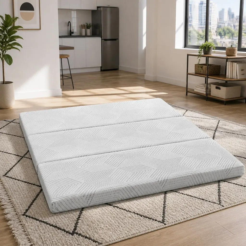 Tri-Fold Mattress for Space Efficiency