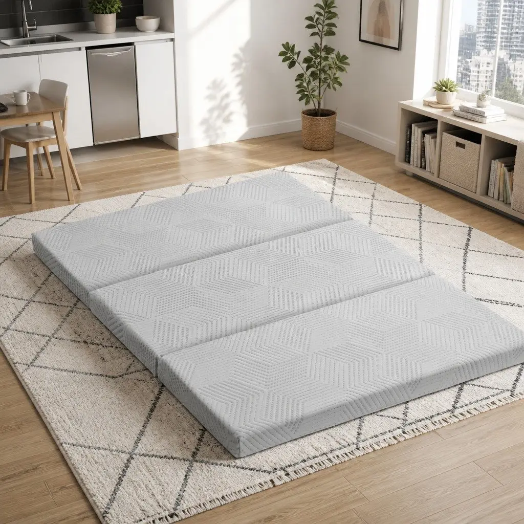 Tri-Fold Mattress for Space Efficiency