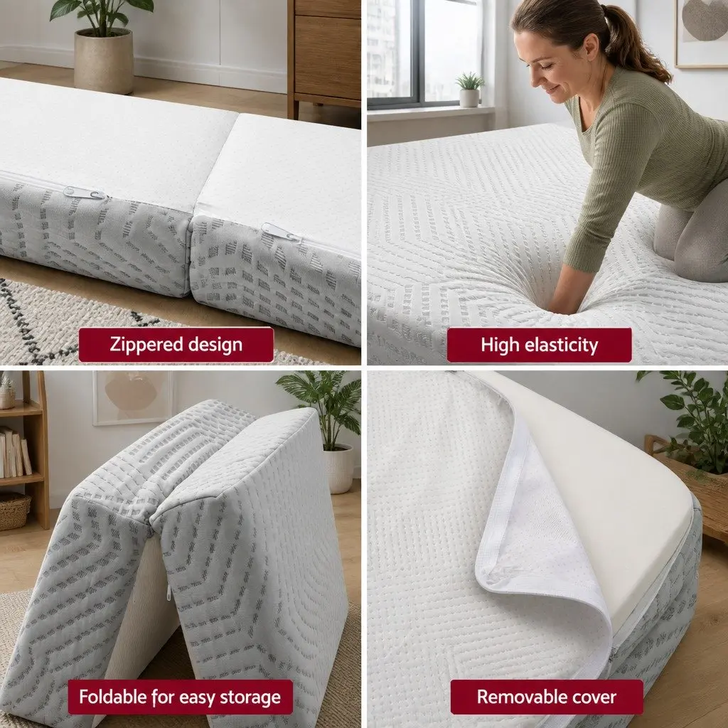 Tri-Fold Mattress for Space Efficiency