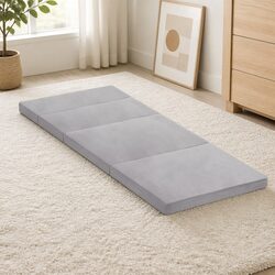 Foldable Mattress 4-Fold Sofa Bed Camping Cushion Mat Guest Sleeping Portable