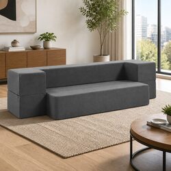 Quality Grey Foam Mattress Sofa Bed with Comfort