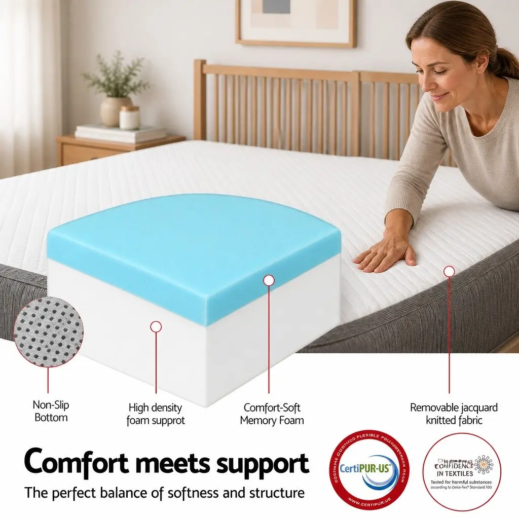 Foldable Queen Mattress with Easy Maintenance