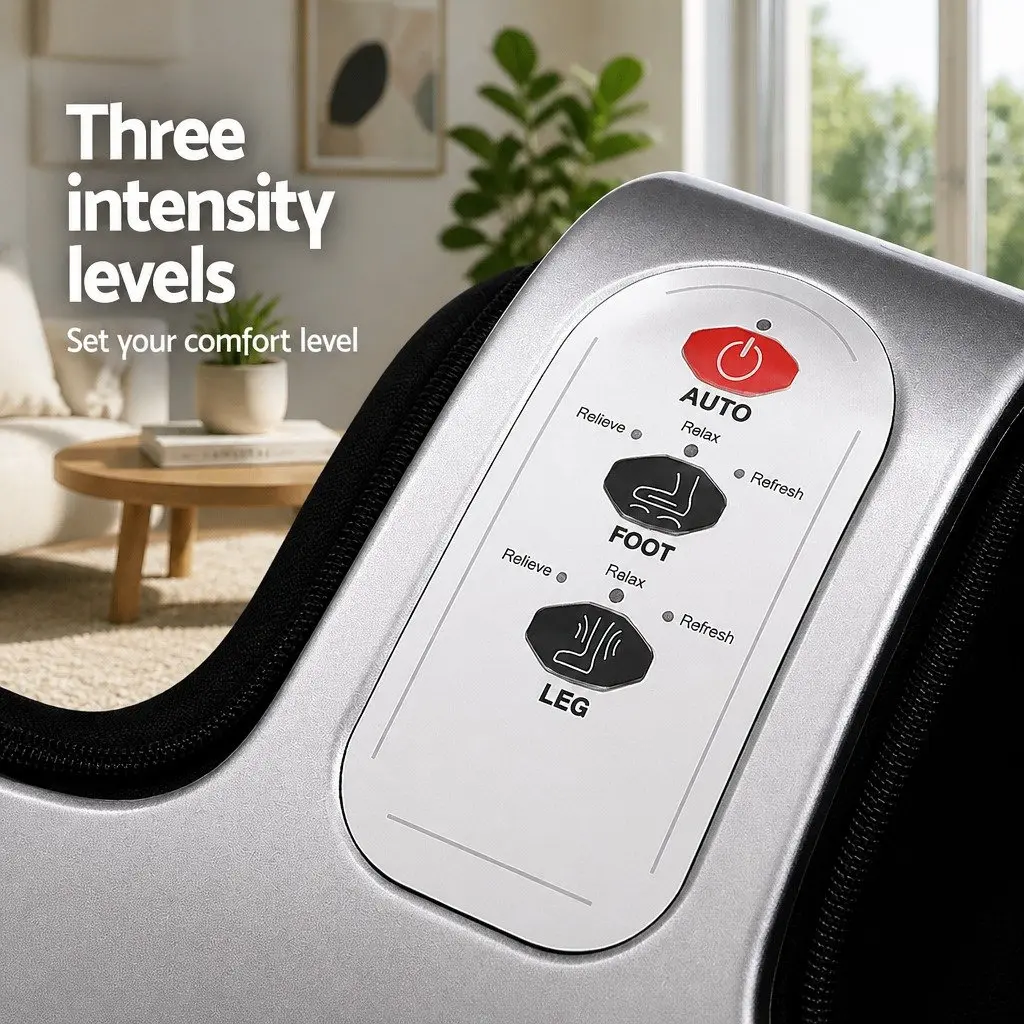 Foot Massager Shiatsu Electric Kneading Roller Calf Leg Massage Chair Therapy