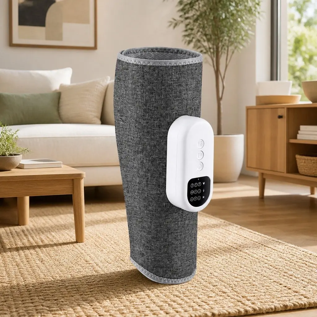 Calf Massager Air Compression Relaxation Cordless Rechargeable Grey