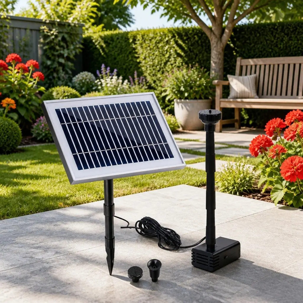 Solar Water Pump for Gardens and Outdoors