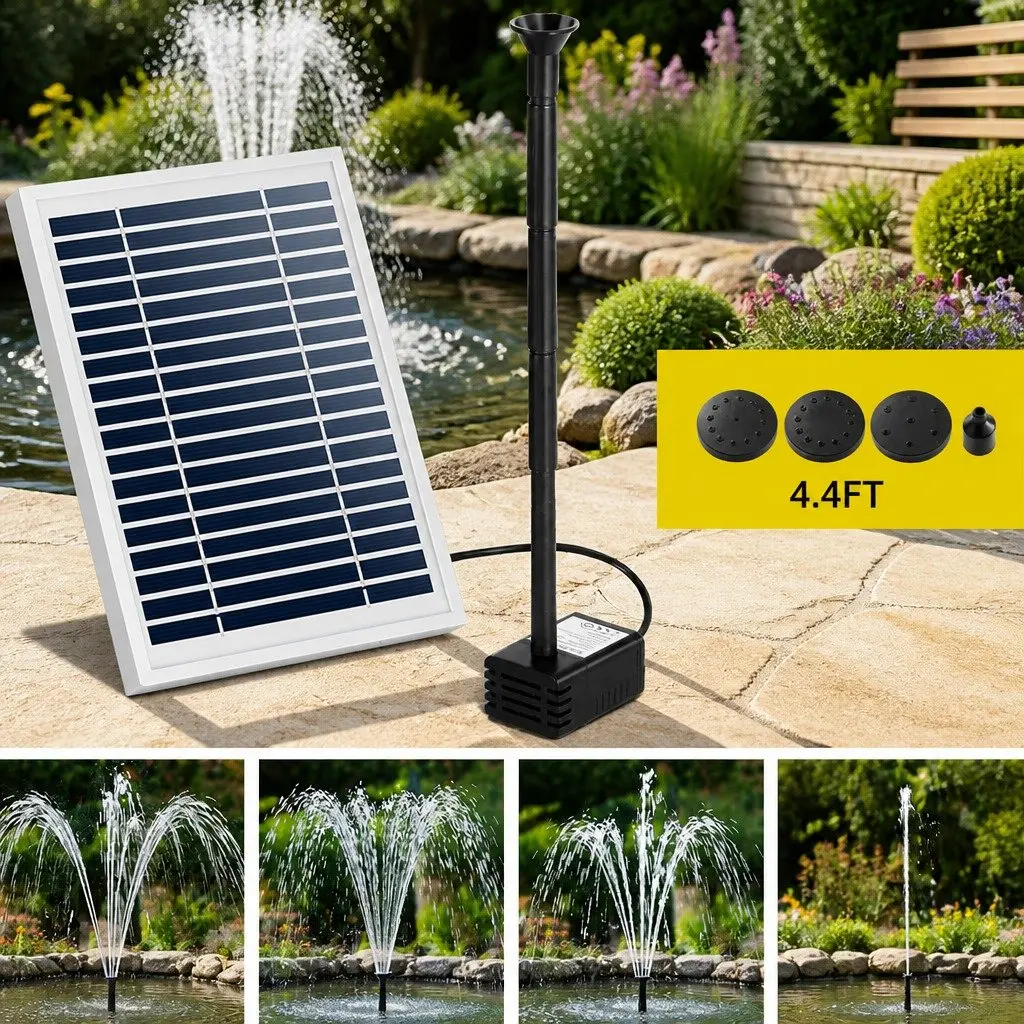 Solar-Powered Fountain Kit