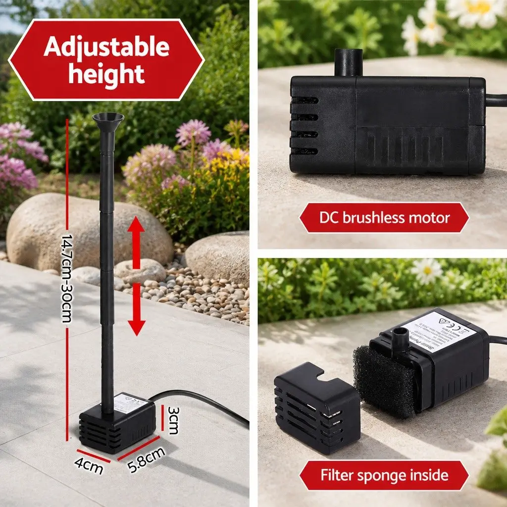 Solar-Powered Fountain Kit