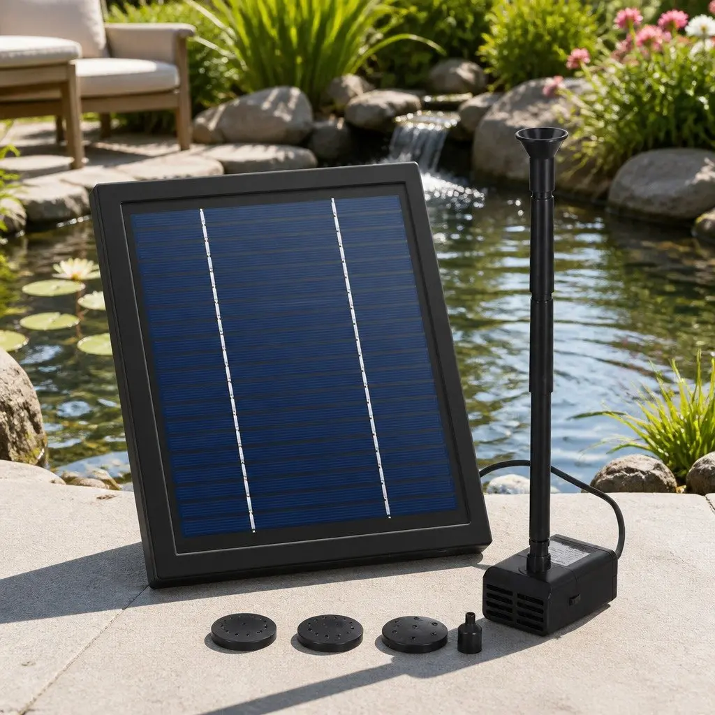 Solar-Powered Water Fountain Pump Kit