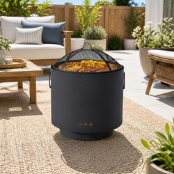 Warm and Functional Fire Pit BBQ for Gatherings