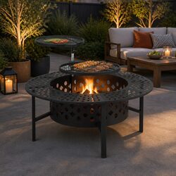 Reliable 3-in-1 Fire Pit BBQ with Year-Round Value