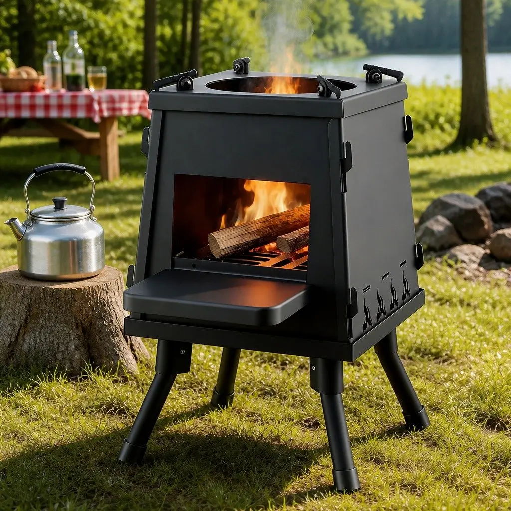 Portable Cast Iron Cooking Stove
