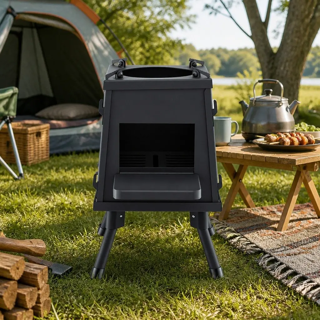 Portable Cast Iron Cooking Stove