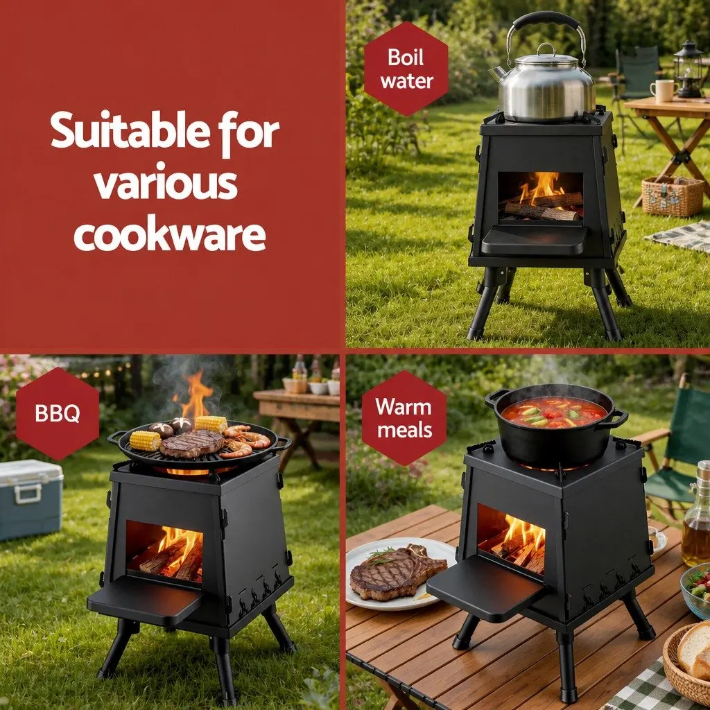 Portable Cast Iron Cooking Stove