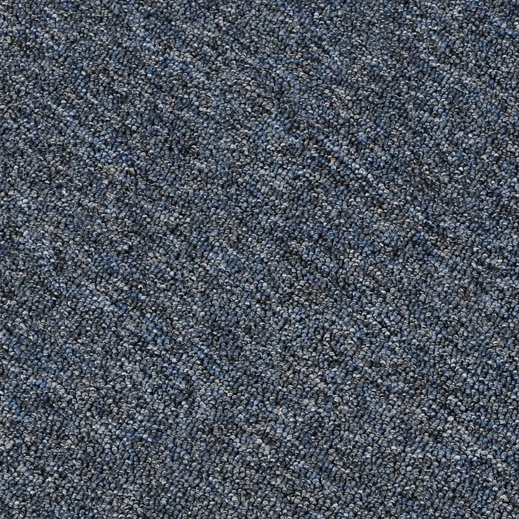 Carpet Tiles Commercial Office 50cm Blue Heavy Duty Self-Adhesive 20 Piece