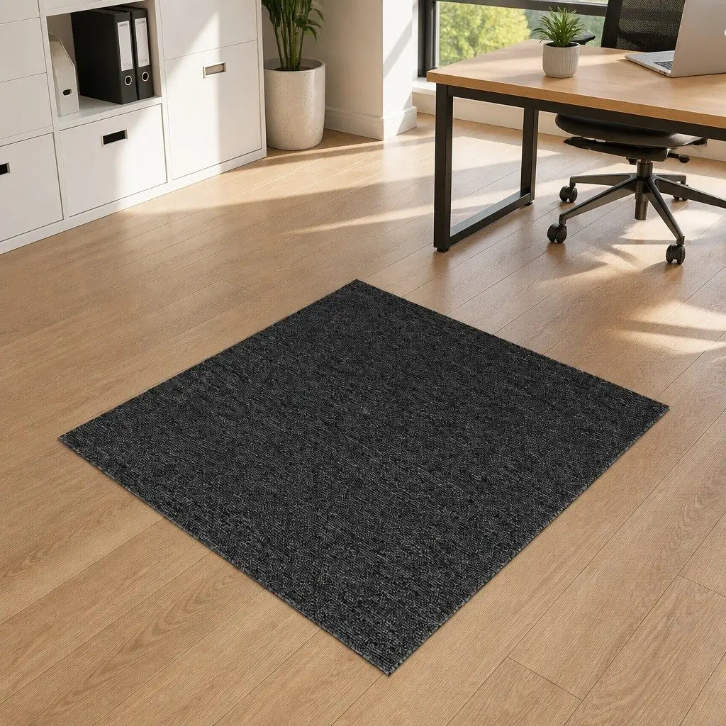 Carpet Tiles 20x 50cm Office Commercial Heavy Duty Non-Slip Grey Flooring