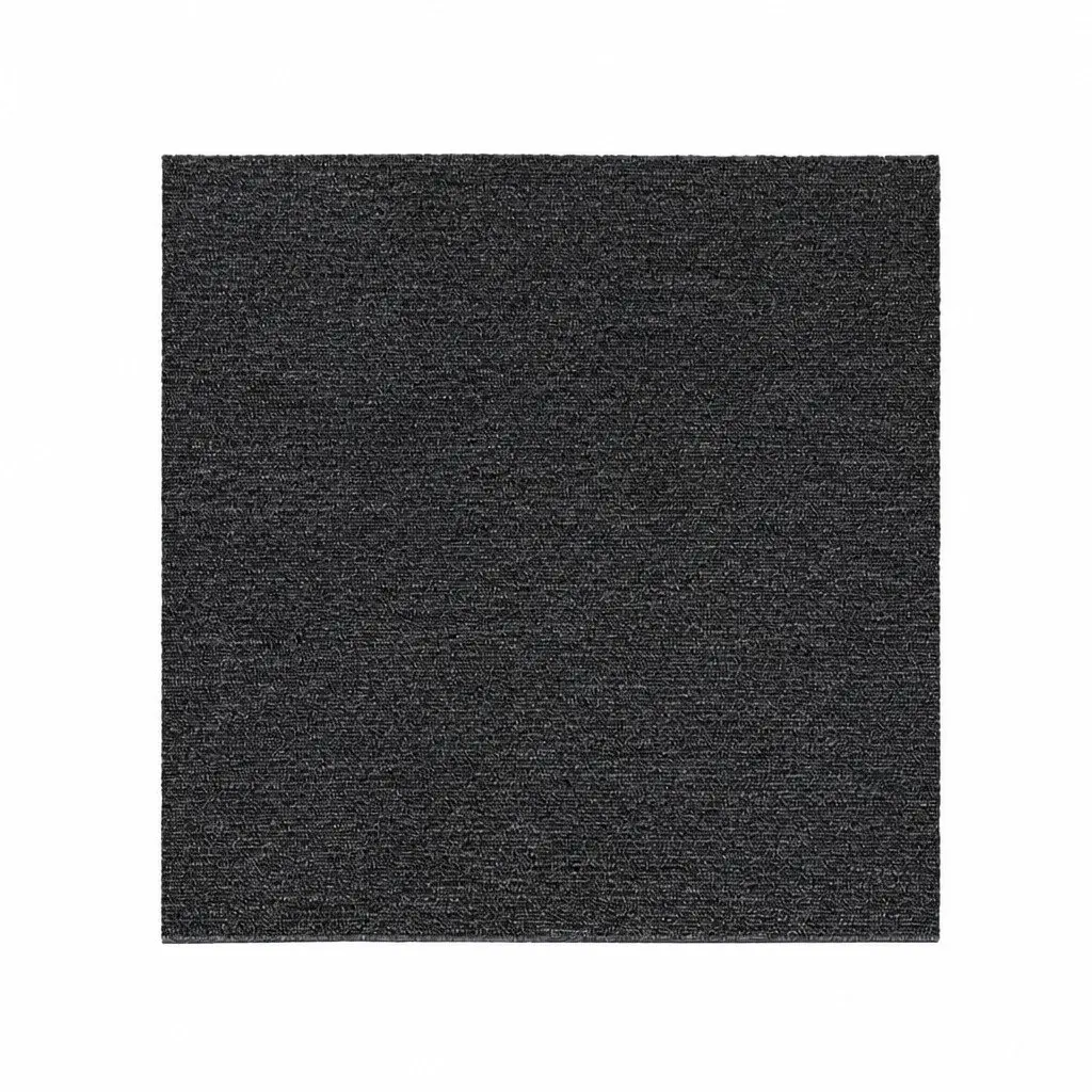 Carpet Tiles Commercial Heavy Duty 50cm Non-Slip Dark Grey Flooring