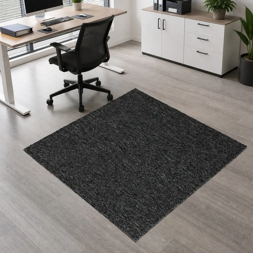 Carpet Tiles Commercial Heavy Duty 50cm Non-Slip Dark Grey Flooring