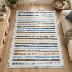 Comfortable Plush Carpet Rug with Non Slip Backing 160x120cm