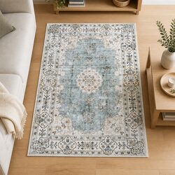 80x120cm Floor Rug - Vintage Style, Soft and Durable