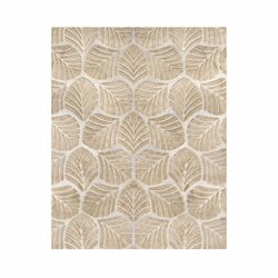 Practical Leaf Design Floor Rug for Everyday Comfort