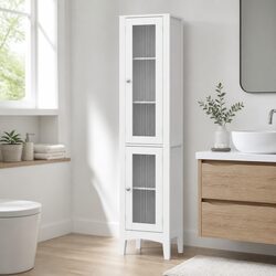 Practical and Stylish 160cm Slim Bathroom Cabinet