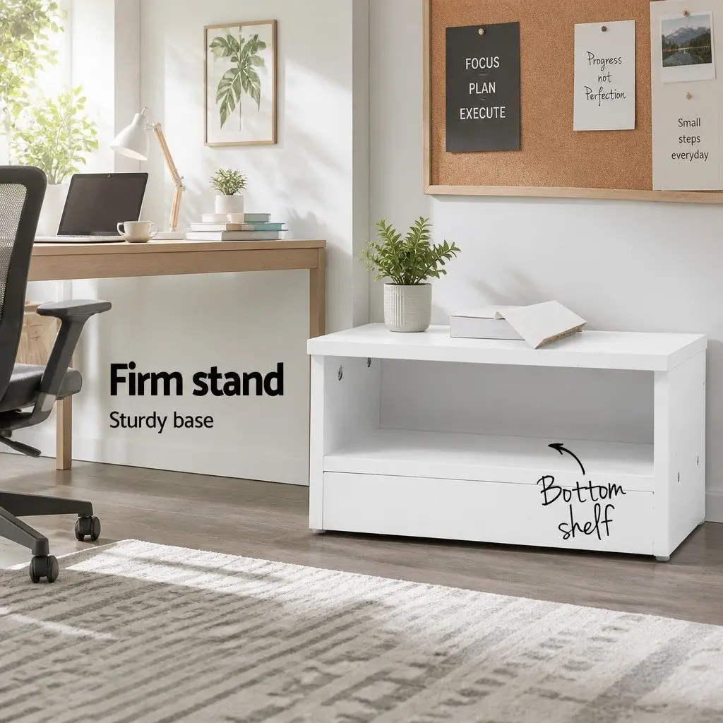 7 Tier Tree Bookshelf in White
