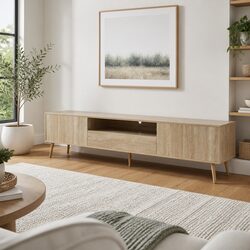Reliable 200CM Entertainment Unit with Ample Storage