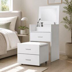 Practical 2-in-1 Vanity Set with Comfort and Style