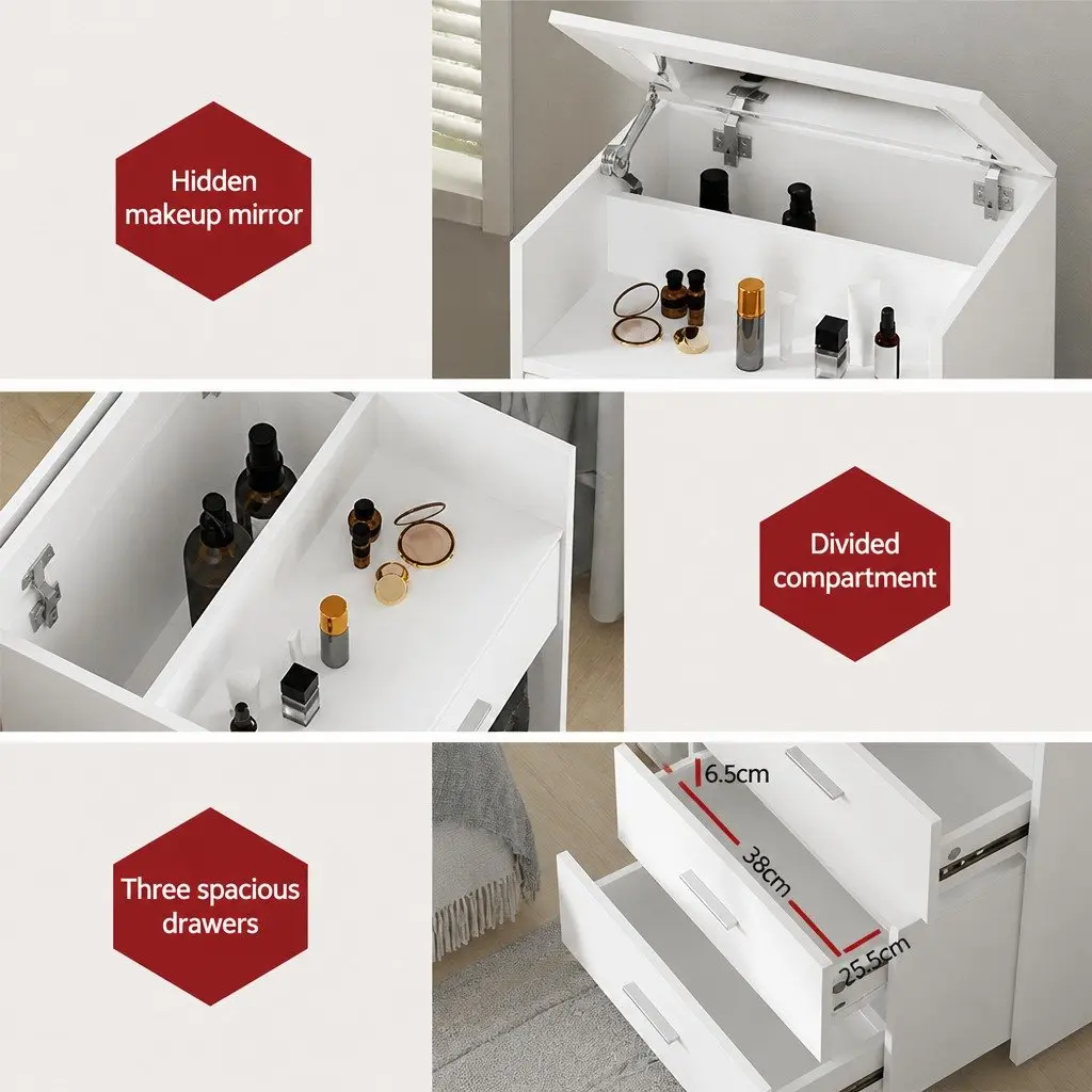2-in-1 Vanity Set with Comfort and Style