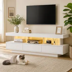 Value-Driven 160CM White TV Entertainment Unit