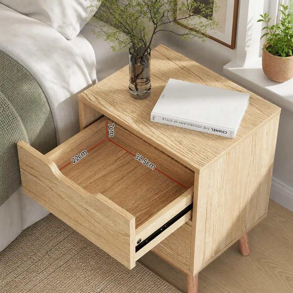 Black Bedside Table for Easy Organization
