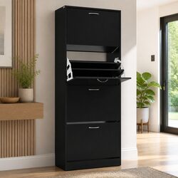 Reliable Shoe Rack Cabinet - 60 Pairs of Storage
