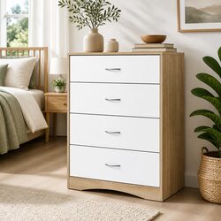 Value-Driven 4 Drawer Chest of Drawers for Your Bedroom