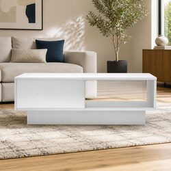Reassuring Quality Coffee Table with LED Lights