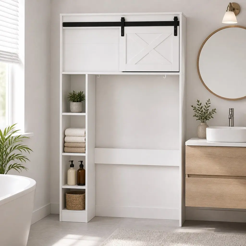 Over Toilet Cabinet with Ample Storage