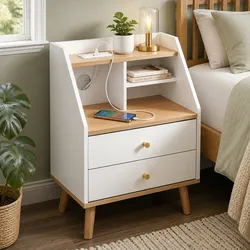 A Warm and Reliable Bedside Table Solution